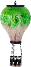 Solar Hot Air Balloon Flickering Flame Hanging Garden Light Solar Lanter... - £43.37 GBP