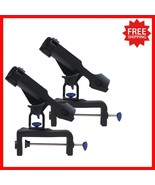 Heavy-Duty Fishing Boat Rod Holder with Large Clamp Opening – Easy Install - $862.52 MXN