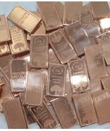 5 OZ X 10 Pièces, Cuivre Lingot Barre .999 Fin, Pure Cuivre Poli Finition - $173.24