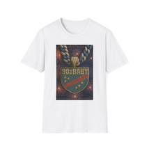 Unisex T-Shirt w/ Patriotic &#39;90z Baby&#39; Chain Design - $29.99