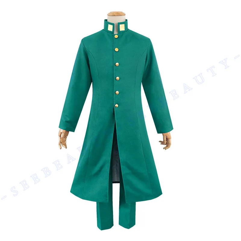 Kakyouin Noriaki Cosplay Costume Green Trench Outfits  Anime JoJo&#39;s Bizarre Adve - £87.42 GBP