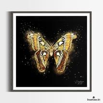 Premium Art Print Atlas Moth in Watercolors, by Dreamframer Art - £35.00 GBP+