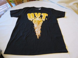 U.V.T. Us Verses Them Men&#39;s Black large L LG T shirt gold TEE surf Skate... - £12.28 GBP