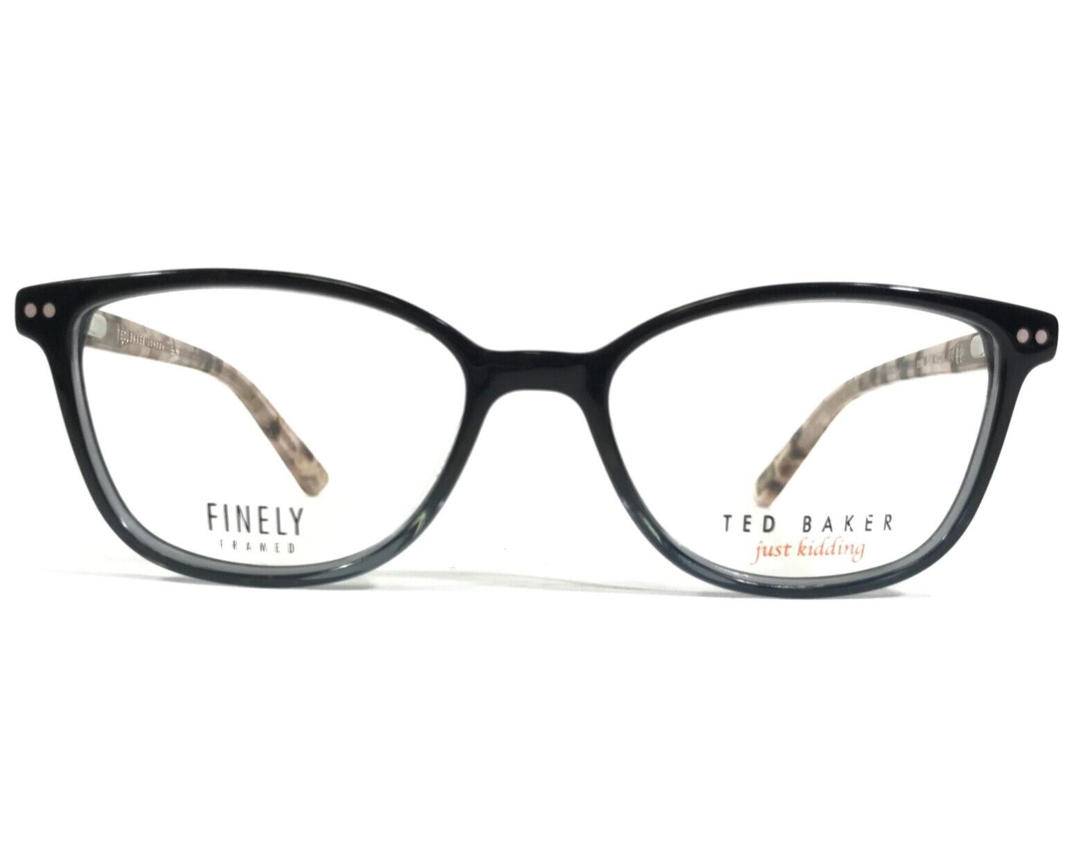 Primary image for Ted Baker Petite Eyeglasses Frames B869 BLK Brown Blue Pink Cat Eye 47-15-130