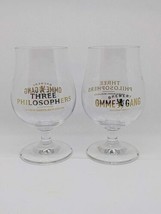 Ommegang Three 3 Philosophers Chalice Glass - New for 2020 - Set of 2 - $24.70