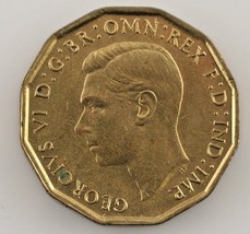 1945 Gran Bretagna 3 Pence (UNC) Fior di Conio Condizioni - $33.17