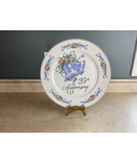 Gift Craft 25th  Anniversary 10&quot; Blue Bells Cake/Serving  Plate - €9,38 EUR
