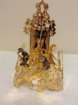 Danbury Mint - 1990 Gold Christmas Ornament -  &quot;Soldiers&#39; Parade&quot; (B9) - $12.95