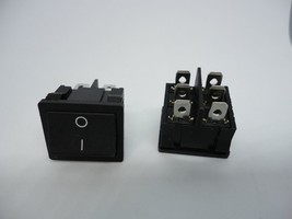 2 Pcs Pack KCD2 6A 250V 10A 125V AC T85 CQC CE 6 Pins Power Button Rocke... - $14.66