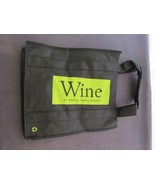 NOS Whole Foods Reusable Wine Bag - holds 6 wine bottles - Black and Green - £4.67 GBP