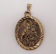 Religious Medallion Our Lady of Maryknoll Madonna and Child - £11.46 GBP