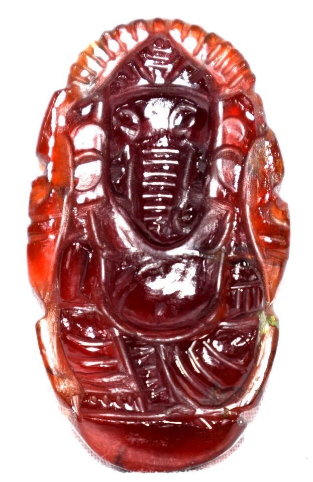 Lord Ganesha In Natural Gomed Gemstone - 28.20 carats - $123.75