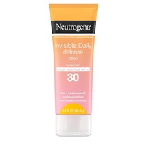 Neutrogena Invisible Daily Defense Sunscreen Lotion, Broad Spectrum SPF 30, Oxyb - £15.97 GBP