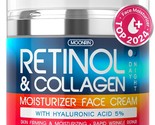 Moonrin Retinol &amp; Collagen Day Night Moisturizer Face Cream 1.85 Oz. - £10.22 GBP
