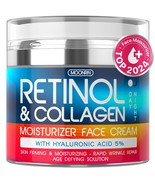 Moonrin Retinol & Collagen Day Night Moisturizer Face Cream 1.85 Oz. - £10.05 GBP