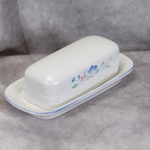 Floral Expressions Butter Dish Covered Mexico - $10.77