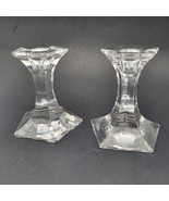 Set of 2 Joseph Riedel Austrian Crystal Candle Stick Holder Vintage - $49.99