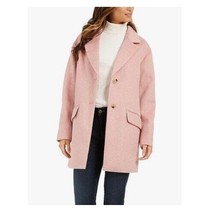 Charter Club Womens XL Pink Heather Notched Collar Coat NWT BQ78 - £78.14 GBP