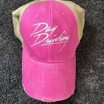 Day Drinking Distressed Womens Novelty Trucker Hat Snapback Dirty Dancing Font - £9.77 GBP