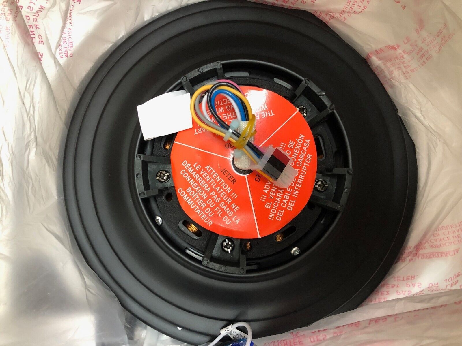 PART Fan Motor Housing Ellard 52" LED Indoor Matte Black Ceiling Fan