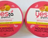 2X Yes To Grapefruit Brightening Vitamin C Nourishing Moisturizer 1.7 Fl... - £14.08 GBP
