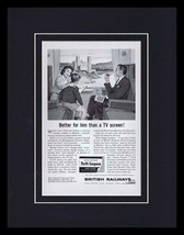 1967 British Railways Framed 11x14 ORIGINAL Vintage Advertisement - £34.99 GBP