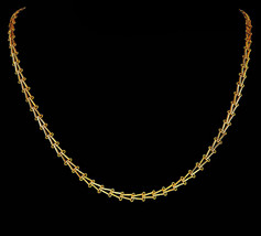 22K 20K YELLOW GOLD HANDMADE UNISEX CHAIN NECKLACE SELECT YOUR LENGTH &amp; ... - £3,240.62 GBP+