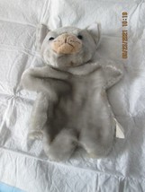 Cat Plush Hand Puppet used 11 inches long - £7.81 GBP