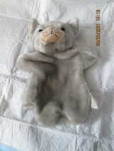 Cat Plush Hand Puppet used 11 inches long - £7.90 GBP