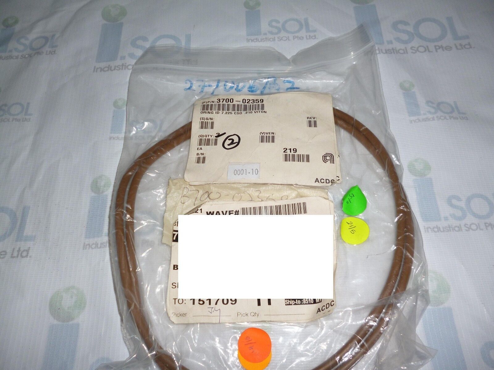 Oring AMAT 3700-02359 O Ring - $16.24