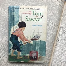 1977 Adventures of Tom Sawyer by Mark Twain Hardcover Illustrated Classic - £11.79 GBP