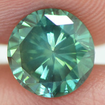 Loose Round Shape Diamond Fancy Green Color 1.42 Carat VS1 Certified Enhanced - £879.12 GBP