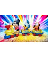 Vintage ILLCO-Walt Disneys Engineer Mickeys Wind Up Train WORKS Great 1997 - €15,62 EUR