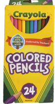 Crayola 68-4024 Long Colored Pencils - Pack of 24 - $10.99