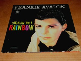 Frankie Avalon Swingin On A Rainbow Record Album Vinyl Gatefold Challenge MONO - £10.48 GBP