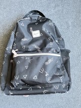 Stylish Herschel Supply Co. Backpack - Sleek Black with Unique Meow Pattern - £12.36 GBP