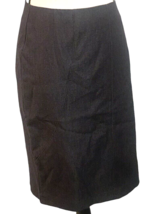 Dana Buchman Womens Straight Pencil Skirt Size 10 Lined Back Zipper Black - £9.20 GBP