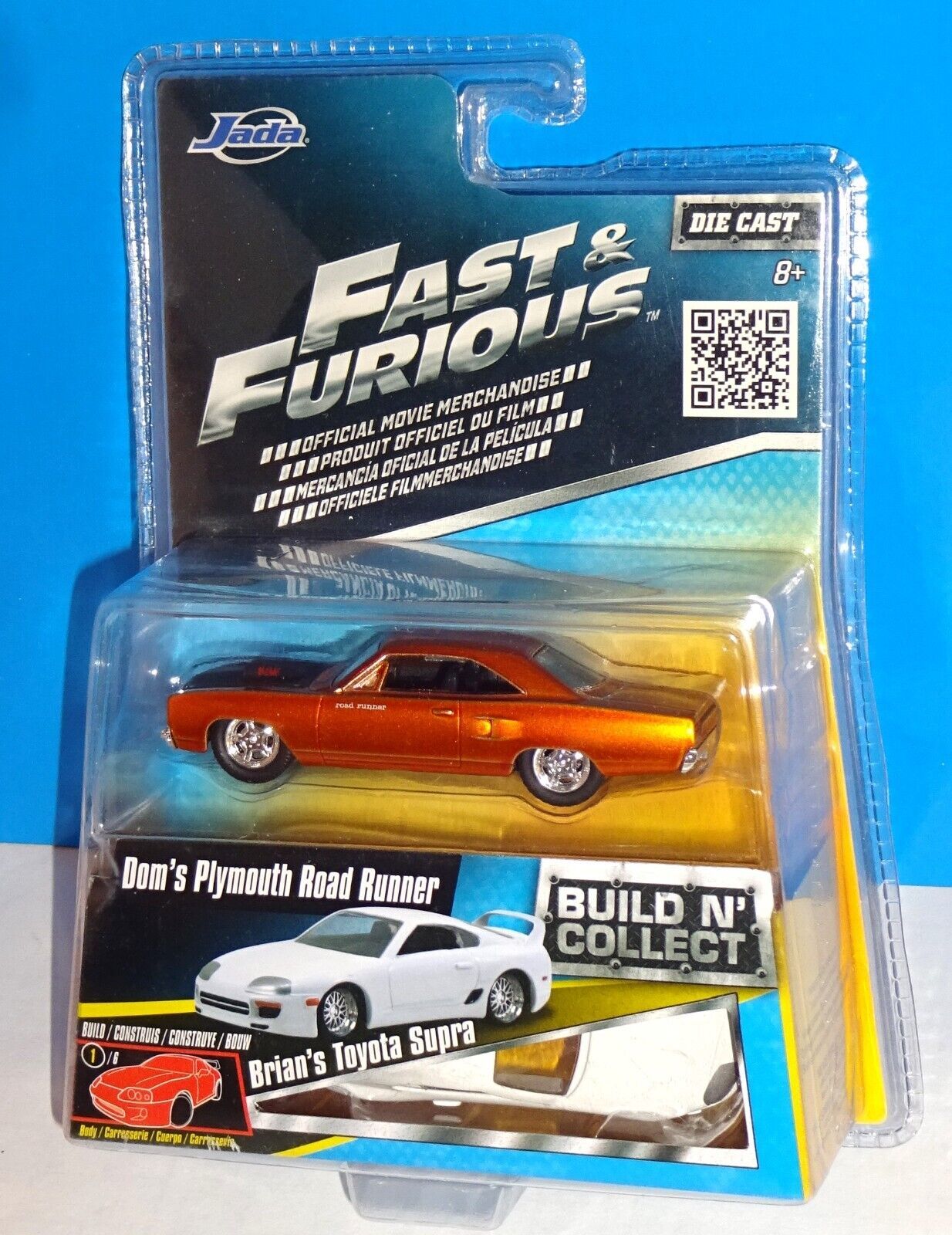 JADA Toys 2015 Fast & Furious Build N' Collect 1/6 Don's Plymouth Road Runner - $9.00