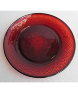 Cris d&#39;Arques Durand (1)  Luminarc Ruby Red Pressed Glass Luncheon Plate 8&quot; - $18.99