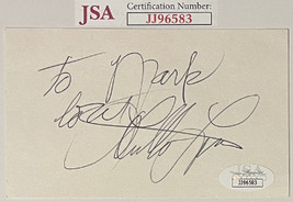 Loretta Lynn signed 3x5 Index Card To Mark Love- JSA #JJ96583 (Country Music Leg - £54.30 GBP
