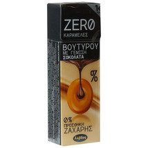 ZERO CHOCOLATE BUTTER CANDIES  X4 - 32g NO ADDED SUGAR - £14.51 GBP