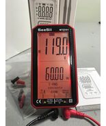 Digital Multimeter, Voltmeter Smart Electrical Tester  with LCD, 60 M-oh... - $26.73