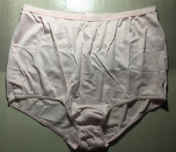 2XL/9 Vintage SEARS Pillowtab Acetate-Polyester Full Rise Pink Panties - £21.24 GBP