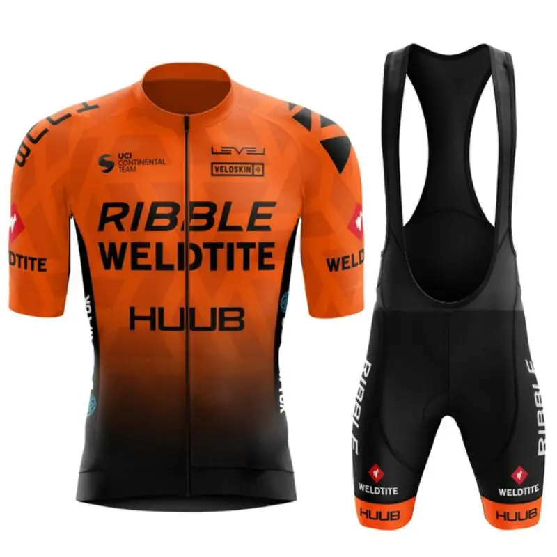 Huub Cycling Jersey Suit Men&#39;s Bicycle Short Sleeve Shorts Set Cycling Clothing  - £144.65 GBP