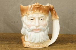 Vintage English China Toby Mug King Arthur Sword Handle Royal Grimwades - £21.43 GBP