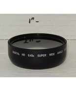 Digital HD 52mm 0.43x Super Wide Angle Macro Adapter Filter camera acces... - $277.43 MXN