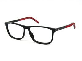 Tommy Hilfiger TH 107 Men&#39;s Eyeglasses Frame, Black / Red. 55-14-145 #C59 - £27.65 GBP