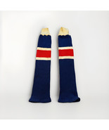 VINTAGE ADULT New York Rangers KNIT Hockey Socks 20&quot; Length Single Pair - $659.52 MXN