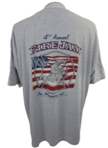 NASA T Shirt vintage 2002 Fire Jam 2002 USAF 2XL Firefighter Safety Florida - $27.71