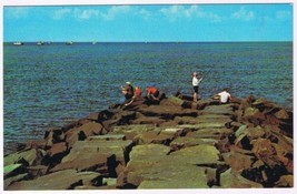 Postcard Jetty Fishing - £2.28 GBP